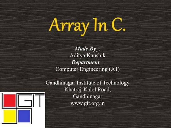 Array in C