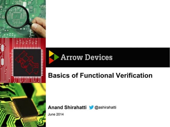 Basics of Functional Verification - Arrow Devices
