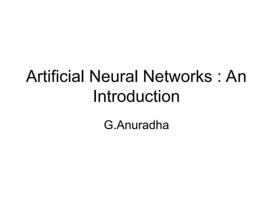artificial-neural-networks details with examples