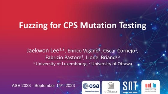 Fuzzing for CPS Mutation Testing