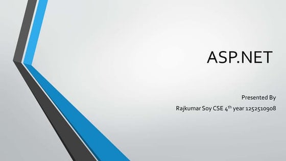 Introduction to ASP.NET