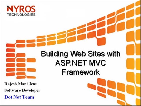 MVC Architecture in ASP.Net By Nyros Developer