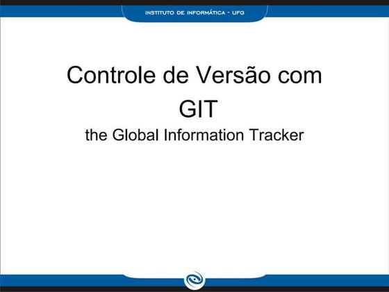Controle de Versão Distribuído com Git básico