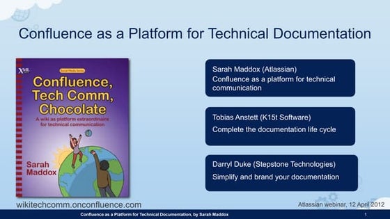 Confluence as platform for technical documentation