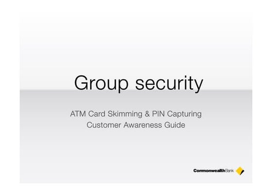 ATM Skimming Devices