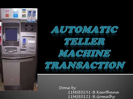 Atm transaction