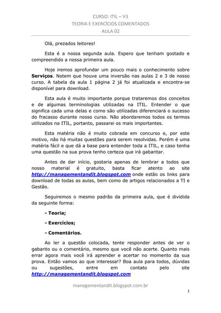  ITIL V3 - Certificação e Concurso - Aula_02