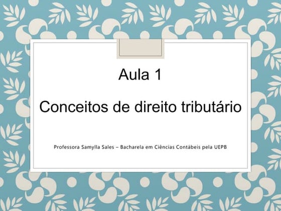 Aula 1