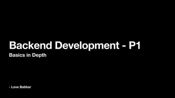 Backend  Basic in nodejs express and mongodb PPT.pdf