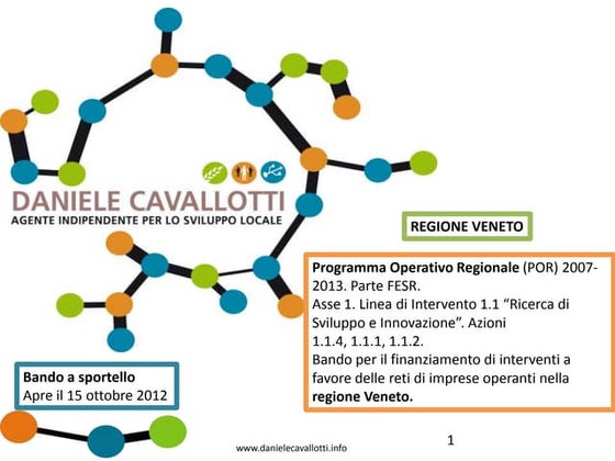Bando reti di_impresa_regione_veneto_cavallotti_2012