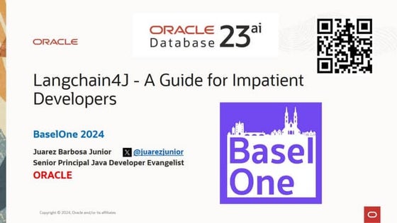 BaselOne_Langchain4J - A Guide for Impatient Developers