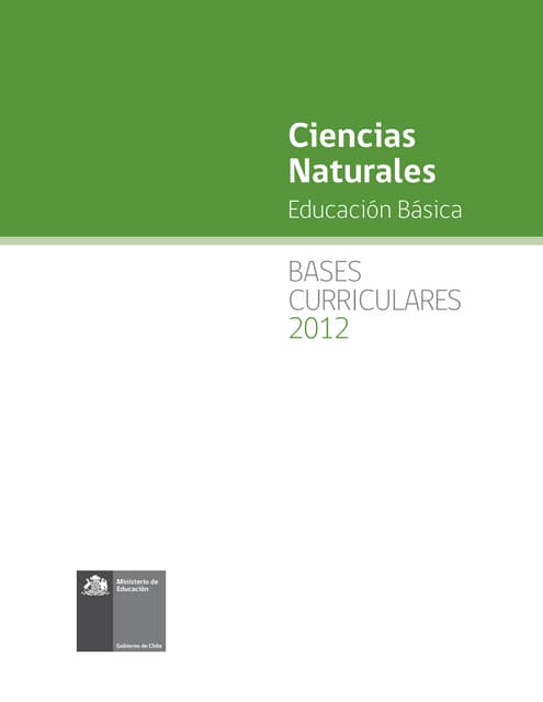 Bases Curriculares Ciencias 2012
