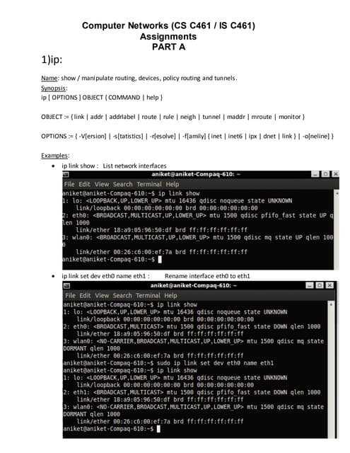 Basic linux commands