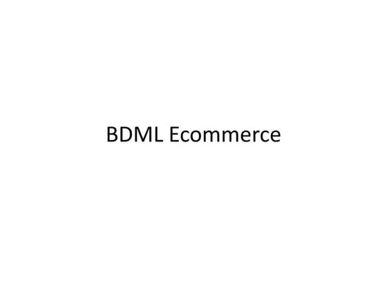 Bdml ecom