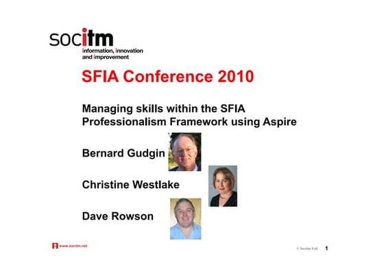 SOCITM Managing with Aspire