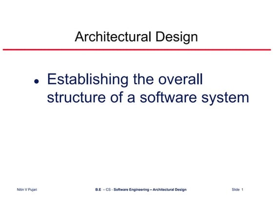 Architectural Design