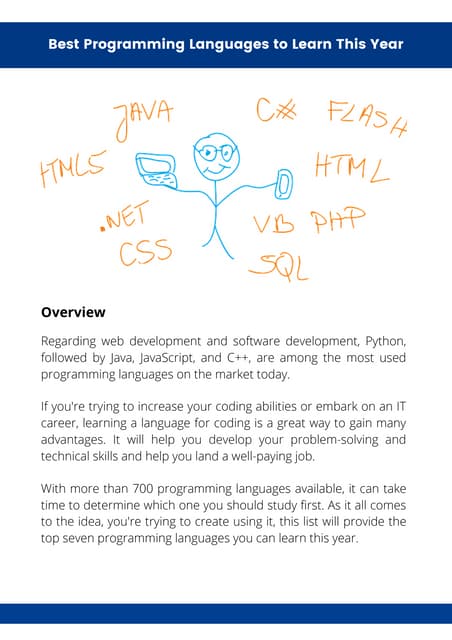 Best Programming Languages to Learn This Year
