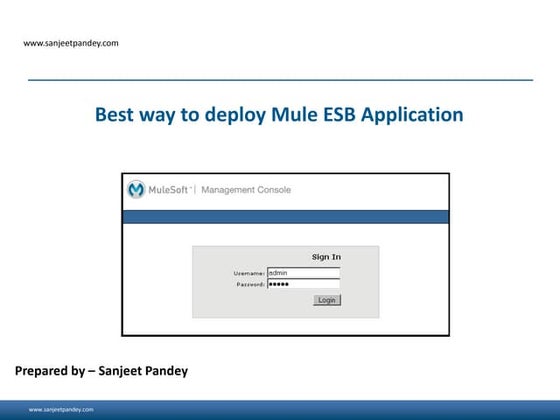 Best way to deploy mule application
