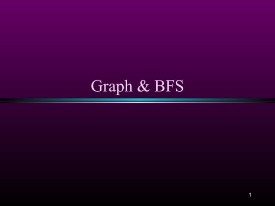 Breadth first search