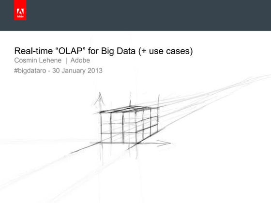 Real-time “OLAP” for Big Data (+ use cases) - bigdata.ro 2013