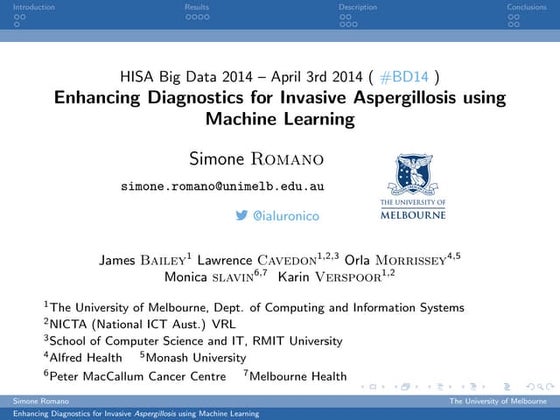 Enhancing Diagnostics for Invasive Aspergillosis using Machine Learning