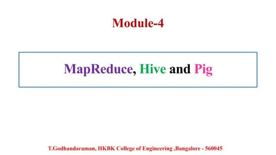 Big Data Analytics Module-4 power point presentation vtu
