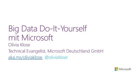 Big Data DIY