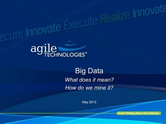 Big Data & The Role Analytics Can Play In Our Organizations