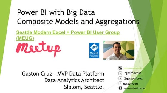Big data models with Power BI  - Composite Models and Aggregations