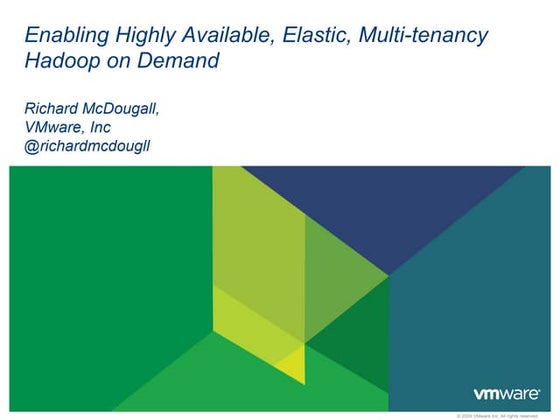 Big data on virtualized infrastucture