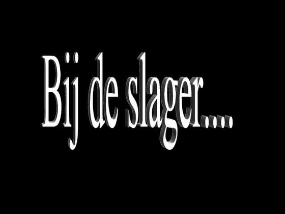 Bij de slager