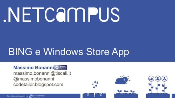 DotNetCampus 2014 - BING e Windows Store App