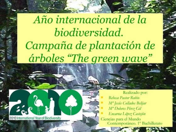 Día Internacional de la Biodiversidad