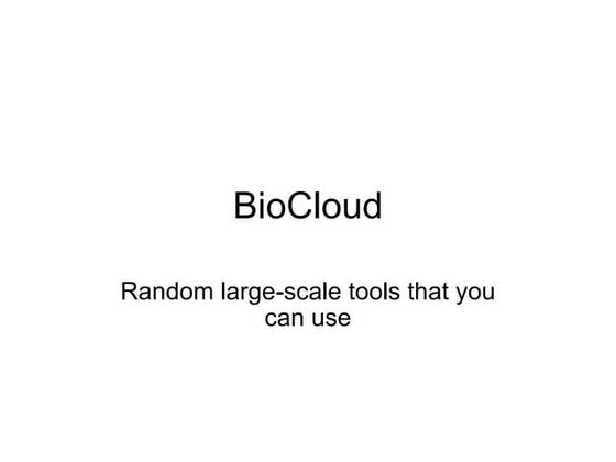 Cloud computing and Hadoop introduction