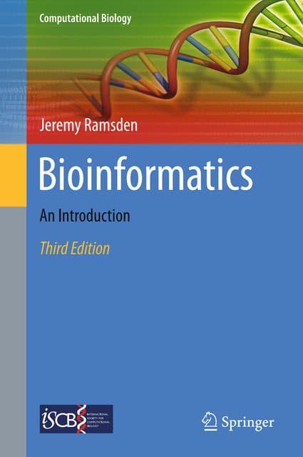 Bioinformatics _ an Introduction - Ramsden, Jeremy.pdf