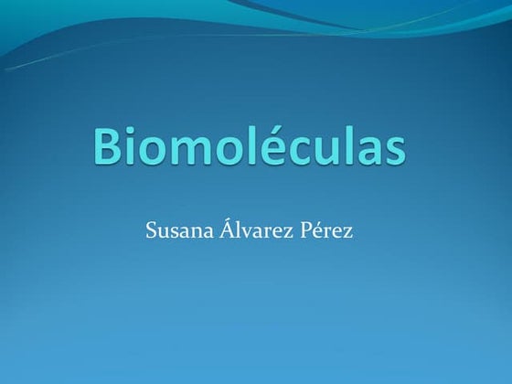 Biomoléculas
