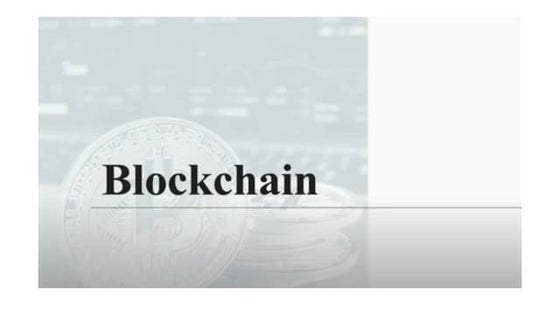 Introduction to  Blockchain ..................