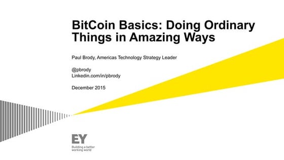 Block chain 101  what it is, why it matters