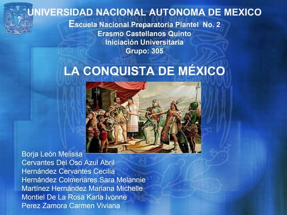  LA CONQUISTA DE MÉXICO