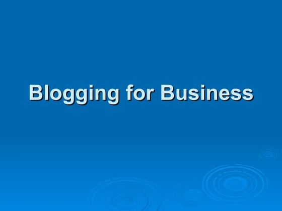 Blog Pres