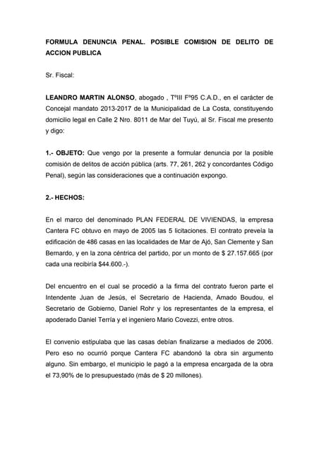 Boudou: Documentación que prueba pedido de investigación
