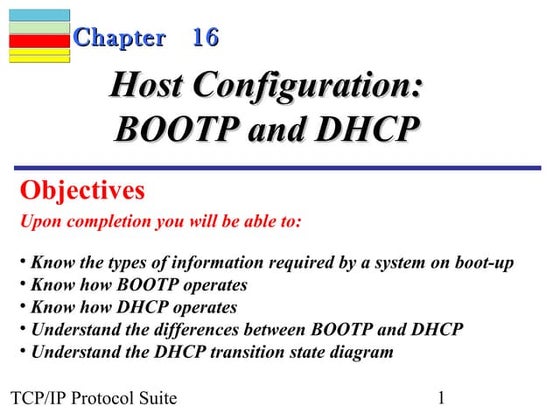 Bootp and dhcp