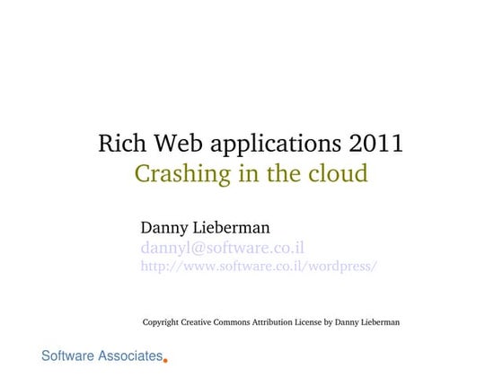 Will Web 2.0 applications break the cloud?