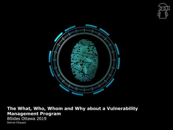 Vulnerability Management Program