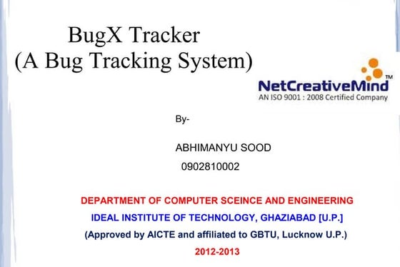 Bug x tracker