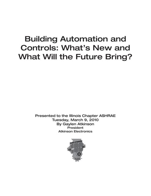 Building automation & controls