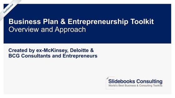 Business Plan and Entrepreneurship Toolkit - Framework, Best Practices and Te...