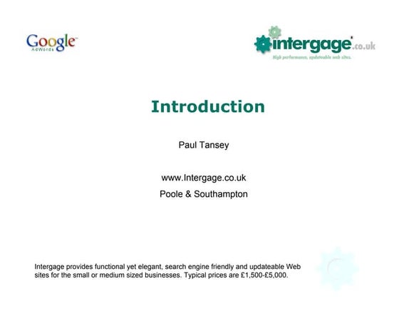 Google Adwords