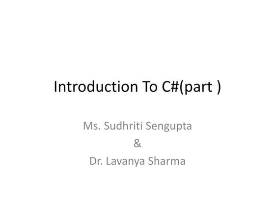 C#