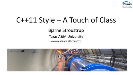 C++ 11 Style : A Touch of Class